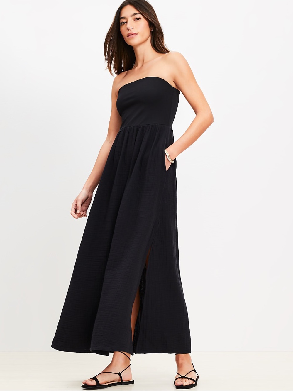 LOFT Strapless Dress